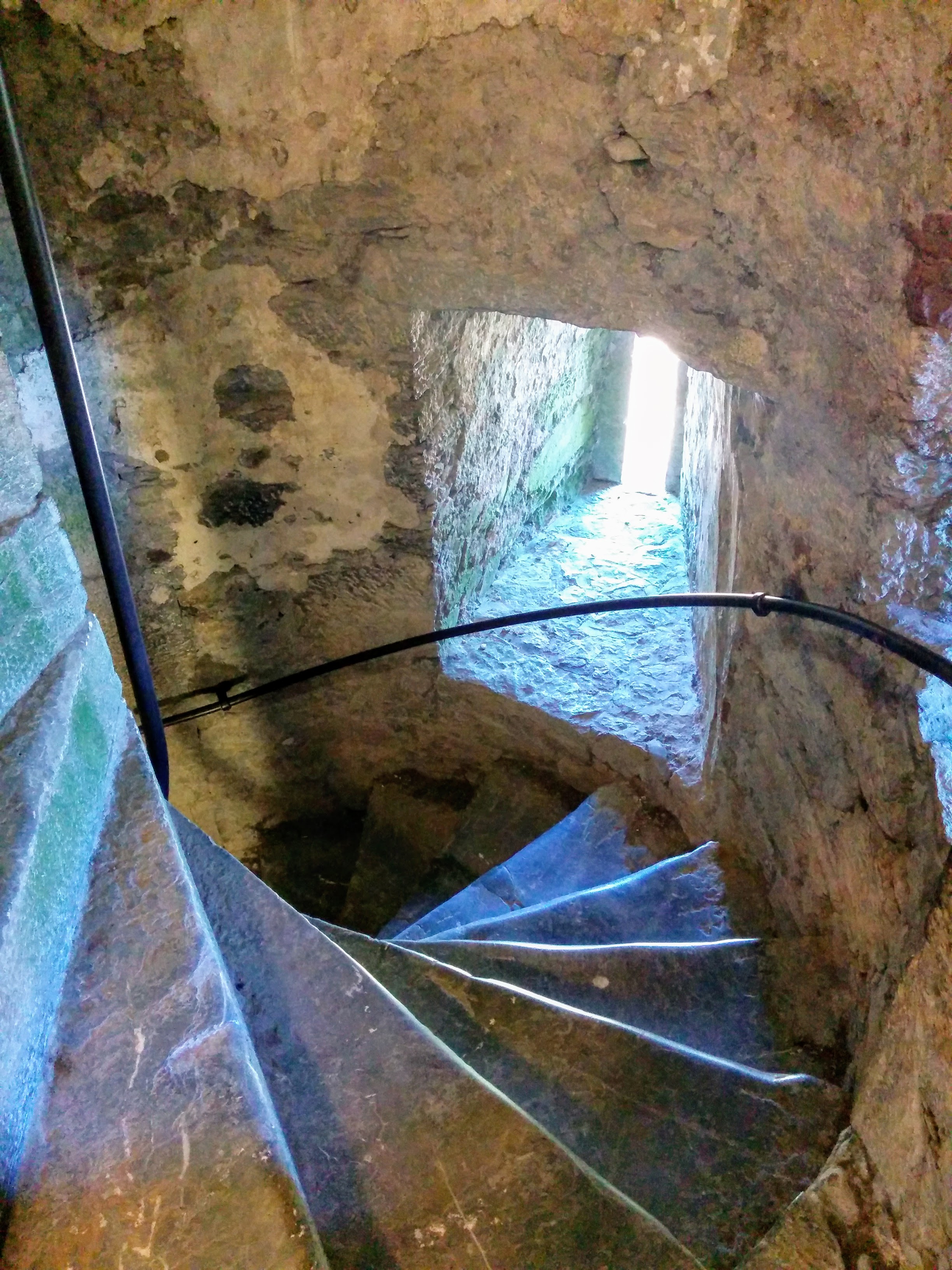 Winding stair case in Blarney Castle