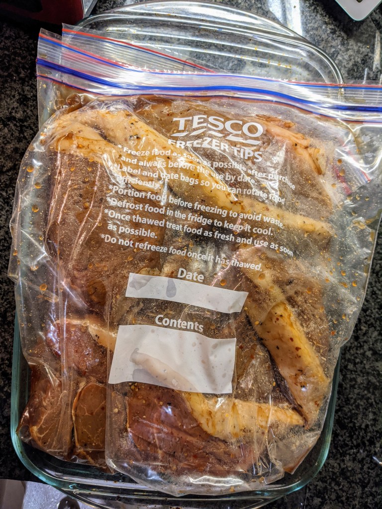 Marinading silverside